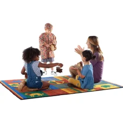 Cultural Carpet Africa 4' x 6' Rectangle
