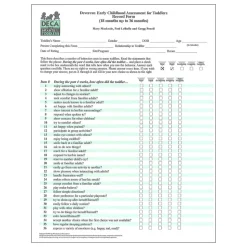 DECA-I/T Toddler Record Forms