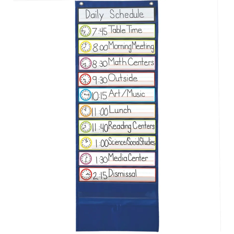 Deluxe Scheduling Pocket Chart