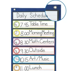 Deluxe Scheduling Pocket Chart
