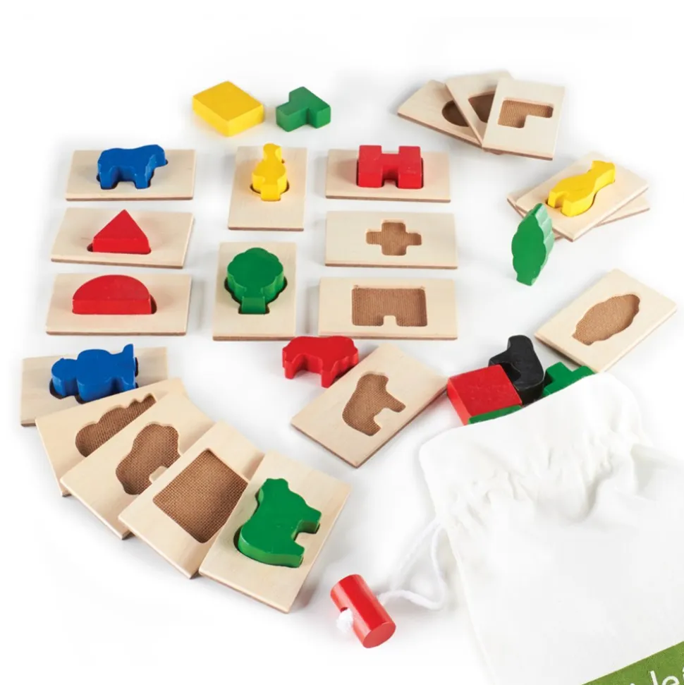 3D Feel & Find Shapes and Tile Matching Toy 40 Pieces