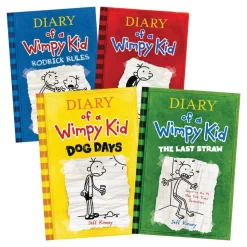 Diary of a Wimpy Kid Hardback Books Set of 4
