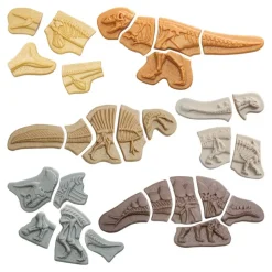 Dig & Discover Dinosaur Tactile Skeletons Set of 6