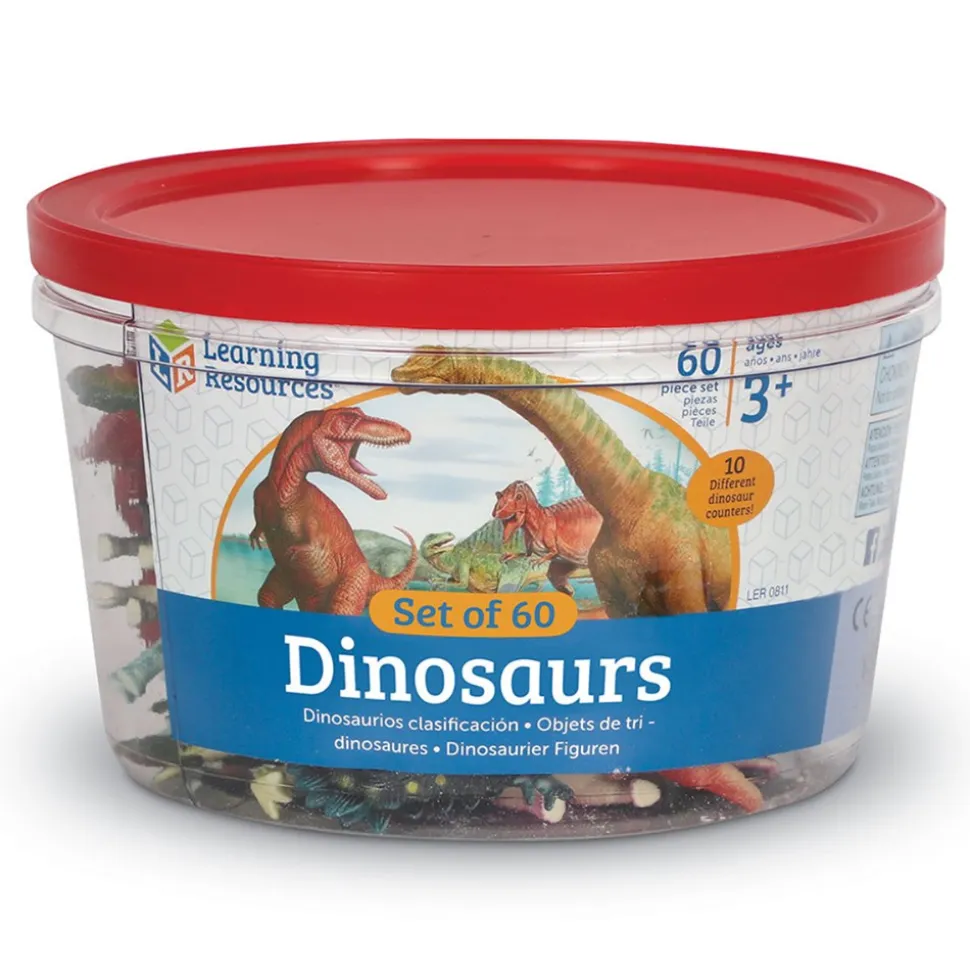 Dinosaur Counters 60 Pieces