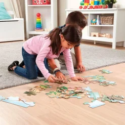 Dinosaur Floor Puzzle Set Set of 2