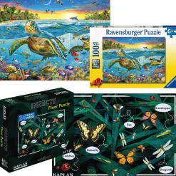Discover New Places Floor Puzzles Set of 2