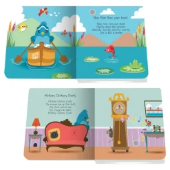 Ditty Bird Bedtime and Nursery Rhyme Song Books Set of 2