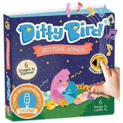 Ditty Bird Bedtime and Nursery Rhyme Song Books Set of 2