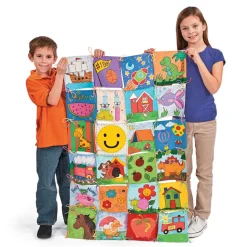 DIY Operation Cooperation Camp Quilt Pieces for 1 Quilt 24 Pieces