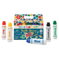 Do-A-Dot Art Metallic Shimmer Paint Dot Markers Set of 5