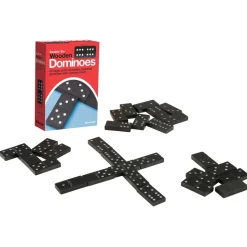 Double Six Wooden Dominoes