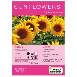 Dwarf Sunflower Seeds 3-Pack