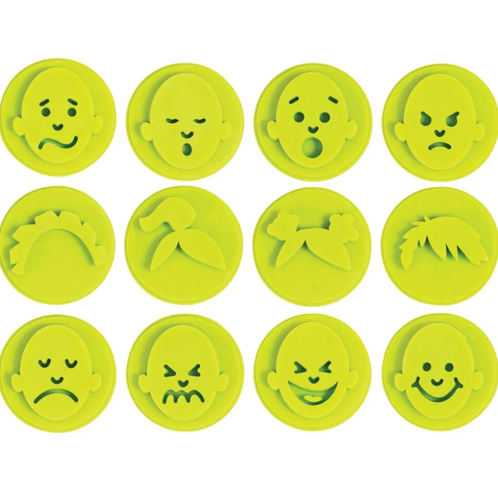 Easy Grip Emotion Stampers & Jumbo 6-in-1 Skin Tone Ink Pad