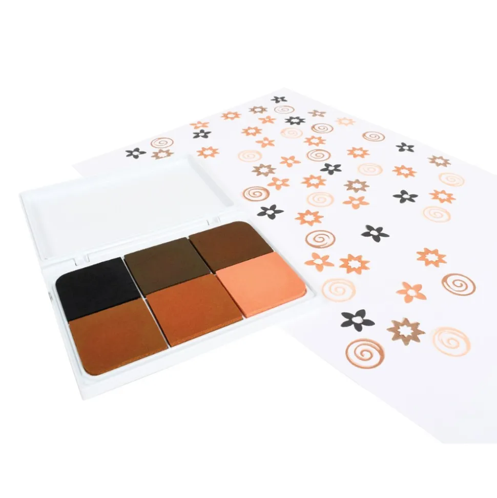Easy Grip Emotion Stampers & Jumbo 6-in-1 Skin Tone Ink Pad