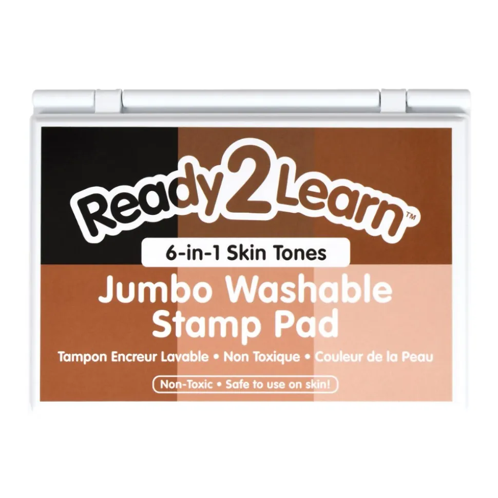 Easy Grip Emotion Stampers & Jumbo 6-in-1 Skin Tone Ink Pad