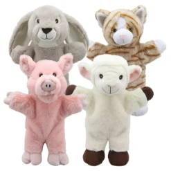 Eco-Friendly Animal Hand Puppets Set of 4