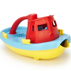 Eco-Friendly Floating Red Tug Boat