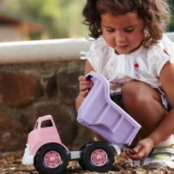 Eco-Friendly Pink Dump Truck