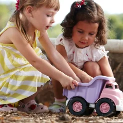 Eco-Friendly Pink Dump Truck
