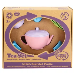 Eco-Friendly Soft Colored Plastic Tea Set