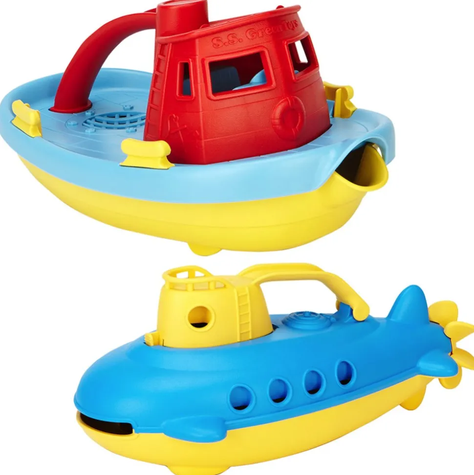 Eco-Friendly Submarine and Tug Boat Set