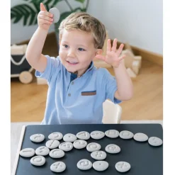 Eco-Friendly Tactile Matching Stones 24 Pieces
