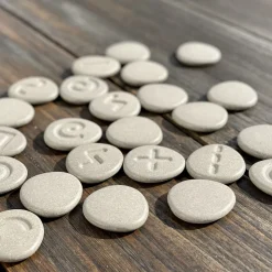 Eco-Friendly Tactile Matching Stones 24 Pieces