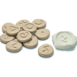 Eco-Friendly Tactile Matching Stones 24 Pieces