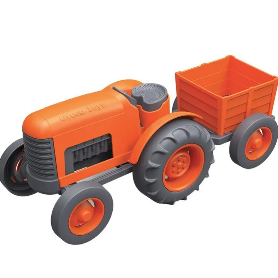 Eco-Friendly Tractor With Rear Trailer