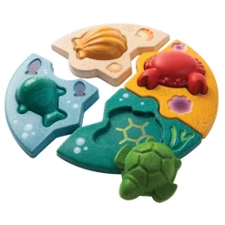 Eco-Friendly Wooden Marine Puzzle