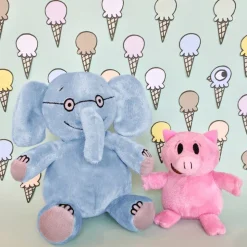 Elephant and Piggie Plushies & A Big Guy Took My Ball Book