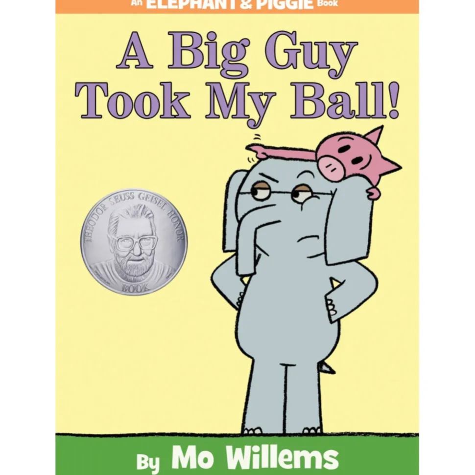 Elephant and Piggie Plushies & A Big Guy Took My Ball Book