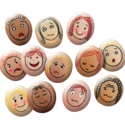 Emotions Dough Rollers & Tactile Emotion Stones