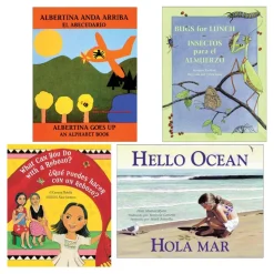 English and Spanish Story Books Set of 8