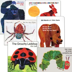 Eric Carle Books English or Spanish Set of 6