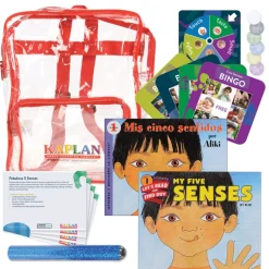 Fabulous Five Senses Bilingual Backpack Kit Sensory Learning