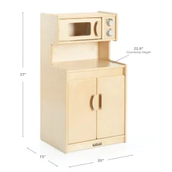 Factory Second Carolina Kitchen Unit Microwave and Cupboard