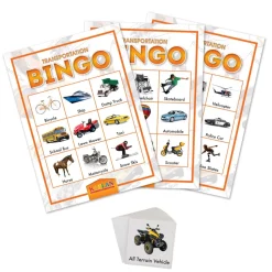 Factory Second Kaplan Transportation Bingo Game