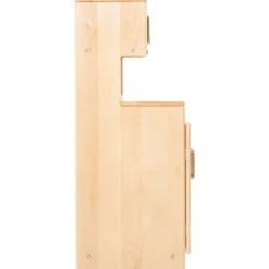 Factory Second Premium Solid Maple Microwave and Cupboard