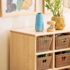 Factory Second Premium Solid Maple 8-Cubby Storage