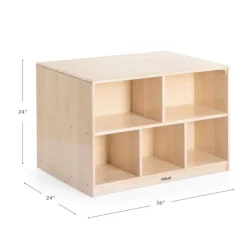 Factory Second Premium Solid Maple Toddler Storage Island