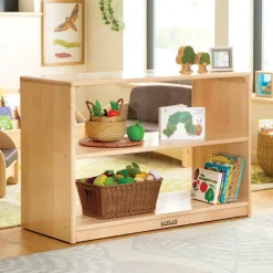 Factory Second Premium Solid Maple Shelf Storage Acrylic Back