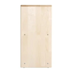 Factory Second Premium Solid Maple Preschool 5-Compartment Storage Unit Solid Back
