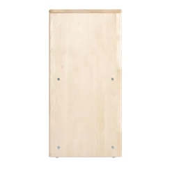Factory Second Premium Solid Maple Preschool 5-Compartment Storage Unit Acrylic Back