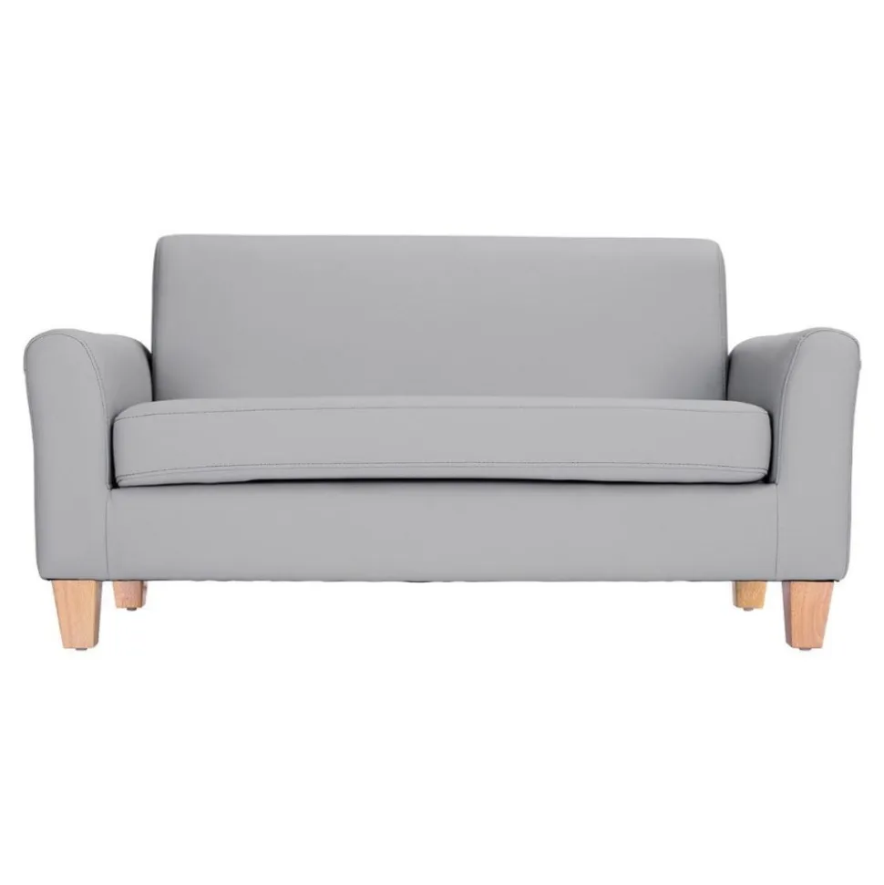 Factory Second Sense of Place Gray Vinyl Couch