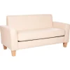 Factory Second Sense of Place Tan Vinyl Couch