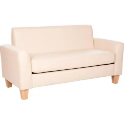 Factory Second Sense of Place Tan Vinyl Couch