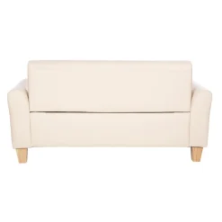 Factory Second Sense of Place Tan Vinyl Couch