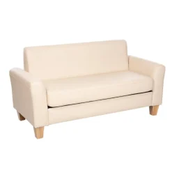 Factory Second Sense of Place Tan Vinyl Couch