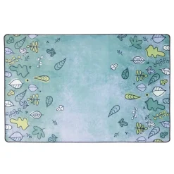 Falling Leaves Border Carpets Rectangle